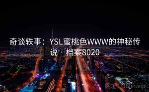 奇谈轶事：YSL蜜桃色WWW的神秘传说 · 档案8020
