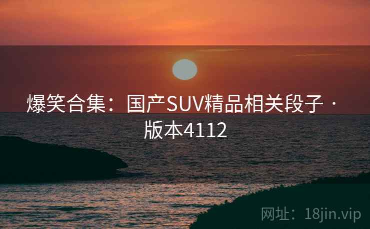 爆笑合集：国产SUV精品相关段子 · 版本4112