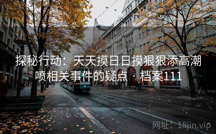 探秘行动：天天摸日日摸狠狠添高潮喷相关事件的疑点 · 档案111